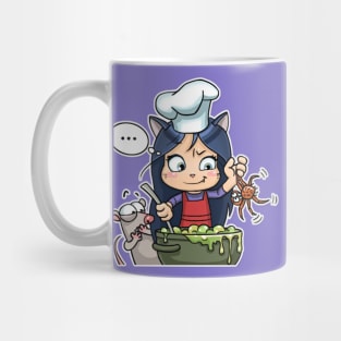 Kitty The Witch Food Chef Mug